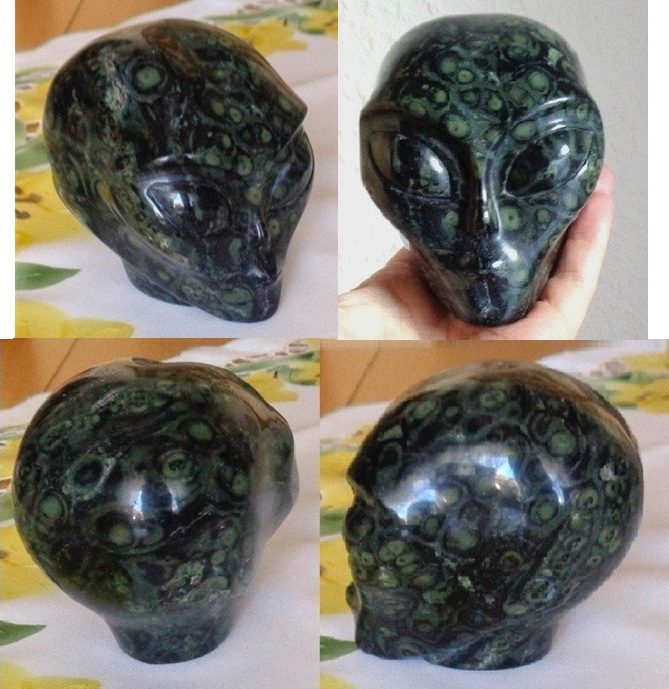 Kambaba Kristallschädel 1,17 kg Kambaba Kristallschädel 1,17 kg Alien